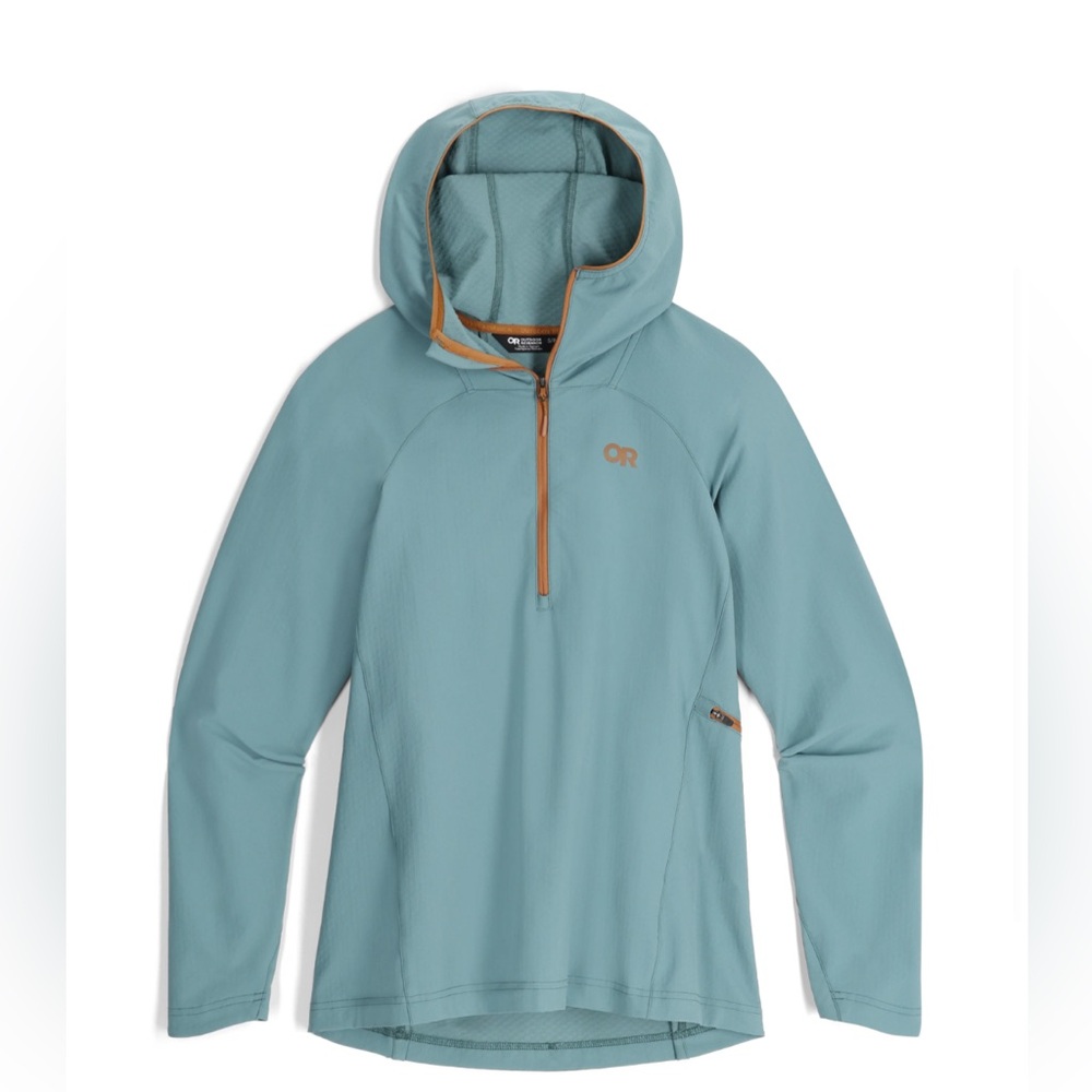 Women’s MTB half zip soft shell jacket. Outdoor research size XS. NWT.